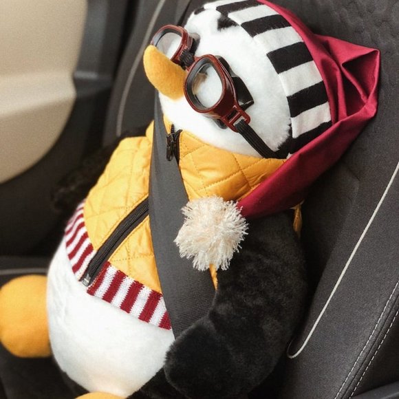 Clumsy penguin doll